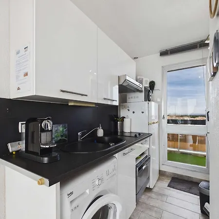 شقة Panoramique Avec Climatisation Au Grau D'agde - Fr-1-423-152 *